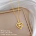 】 Love 【 Double Layered Dynamic Light Luxury Charm Gorgeous Full Diamond Necklace Women's Versatile Clavicle Titanium 【 】_ipsvogv.com