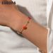 Women's Jewelry Set Fashion Colorful Flower Bracelet For Girls Niche High End Light Luxury Stainless Steel Girlfriend Versatile Hand Jewelry Necklace_ipsvogv.com
