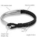 Jewelry Simple and Fashionable Curved Buckle Stainless Steel Hand Rope Genuine Leather Multi Layer Bracelet_ipsvogv.com