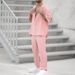 Men's Fashion Shirts And Casual Pants Two-piece Set Hot-selling Men's Clothing New Fit Trendy Solid Color Men's Fashion Suit_ipsvogv.com