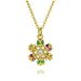 Christmas Pearl Snowman Snowflake Necklace For Girls High End New Clavicle Chain Strong Chain Gift_ipsvogv.com