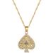 Laser 【 】 Love Light Luxury Charm Gorgeous Full Diamond Necklace Women's Versatile Clavicle Titanium Steel Chain 【 】_ipsvogv.com