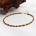 Natural Round Agate Stone Bead Necklace For Men And Women, Maillard New Chinese Style Collarbone Chain Jewelry_ipsvogv.com