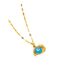 Micro Inlaid Devil's Eye Titanium Steel Fashionable And Individually Colorless Anti Allergy Necklace Copper Plated True_ipsvogv.com