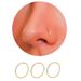 3 Pieces Nose Rings & Studs Simple Style Geometric 304 Stainless Steel_ipsvogv.com