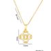 Jewelry Copper Gold Plated With Diamonds Lucky Grass Pendant Necklace Women's Light Luxury Clover Clavicle Chain_ipsvogv.com