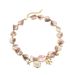 Niche Fashion Versatile Beach Style Stainless Necklace Pink Shell Coral Titanium Steel Lock Chain Women's Jewelry_ipsvogv.com