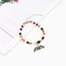 Adjustable Bat & Heart Bead Natural Stone Bracelet For Men And Women - Halloween Jewelry Gift, Handmade Geometric Design Bracelet Adjustable_ipsvogv.com