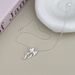 S Pure Silver Bowknot Tassel Ribbon Necklace For Women, Light Luxury Niche Design, High-end Pendant, Simple Clavicle_ipsvogv.com