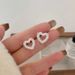 Women's earrings silver love earrings for women, versatile niche design earrings, simple light luxury style earrings_ipsvogv.com