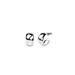 C-Shaped Hoop Earrings Minimalist Plated Studs Hypoallergenic Lightweight Gift Box Included_ipsvogv.com