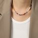 Ins Style Mixed With Natural Stone Design, Freshwater Pearl Titanium Steel Necklace, Round Bead Chain, Versatile_ipsvogv.com