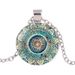 New Accessory: Mandala Yoga Time Necklace Fashion Glass Pendant Neckchain Jewelry_ipsvogv.com