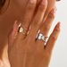simple ins geometric smooth ring bracelet design sense irregular cross open joint ring_ipsvogv.com