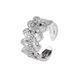 Bora Xing Exaggerated Zircon Hot Selling Wide Edition Index Finger Ring Platinum Plated Jewelry_ipsvogv.com