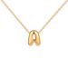 Hit New Product 26 Letter Necklace Gold Copper Plated Bubble Letter Necklace_ipsvogv.com