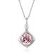 New Three Color Detachable Pendant S925 Silver Square Color Zirconium Clavicle Pendant Light Luxury Simple All Match_ipsvogv.com