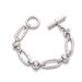Hot Selling Fashion Versatile Stainless Plain OT Chain INS Men's Titanium Steel Cuban Bracelet_ipsvogv.com