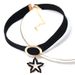 Choker Short Collarbone Chain Collar Women's Strap Neck Accessories Sexy Black Wide Edged Internet Famous Necklace_ipsvogv.com