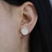 Ins Style Jewelry Inlaid Zircon Heart Shaped Tassel Round Thread Earrings Hip Hop Trend Bling Earrings_ipsvogv.com