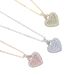 Women's Jewelry Hip Hop New Heart Shaped Zircon Pendant Diamond Studded Full Diamond Box Chain Necklace_ipsvogv.com