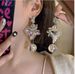 Women’s Jewelry Set Fashion Transparent Flower Water Ball Earrings Mermaid Super Fairy Long Tassel Earrings Light Luxury Niche Exaggerated Earrings_ipsvogv.com