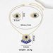 Instagram versatile hip-hop style women's earring necklace set with personalized devil's eye diamond design earrings and_ipsvogv.com