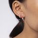 Brass Real Gold Electroplating Hot Sales Fashion Earrings For Women Teardrop Shaped Circle Inlaid Zircon Earrings Set_ipsvogv.com