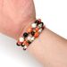 Halloween Handmade Adjustable Halloween Skull Beaded Bracelet Set - Stretchable Natural Stone Beads For Men And Women Adjustable_ipsvogv.com
