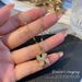 Rotating 【 】 Windmill Thread Empty Light Luxury Charm Gorgeous Full Diamond Necklace Women's Versatile Clavicle Chain 【 】_ipsvogv.com