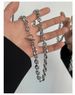 Titanium Steel Non-Fading Cuban Chain Bracelet Men's Trendy Hip-Hop Women's Ins Cold Style Simple Couple Jewelry_ipsvogv.com