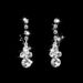 Hot Selling Bridal Wedding Jewelry Accessories Simple Shiny Rhinestone Zircon Necklace Earrings 493_ipsvogv.com