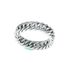 Stainless Double Woven Cuban Chain Steel Color, Simple And Fashionable Trendy Ring, Multiple Sizes_ipsvogv.com