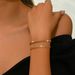 Women’s Jewelry Set Fashion Fashion Chain Bracelet For Men And Women To Wear Gold Bracelet Jewelry 2 Piece Set_ipsvogv.com