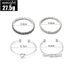 Hot Selling Bracelets, Fashionable Minimalist Full Diamond Bracelet, Knotted And Wrapped Bracelet Set Of 4 Pieces_ipsvogv.com