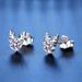 S Pure Silver Jewelry, One Deer Has You, Mosang Diamond Earrings, Female Japanese and Korean Fashion Set, Lover Gift_ipsvogv.com