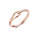Silver Moissanite Ring Niche High End Design Finger Love Note Symbol Small Row Ring Female_ipsvogv.com