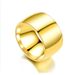 Fashionable Titanium Men's Wide Edition Stainless Steel Glossy Ring Jewelry_ipsvogv.com