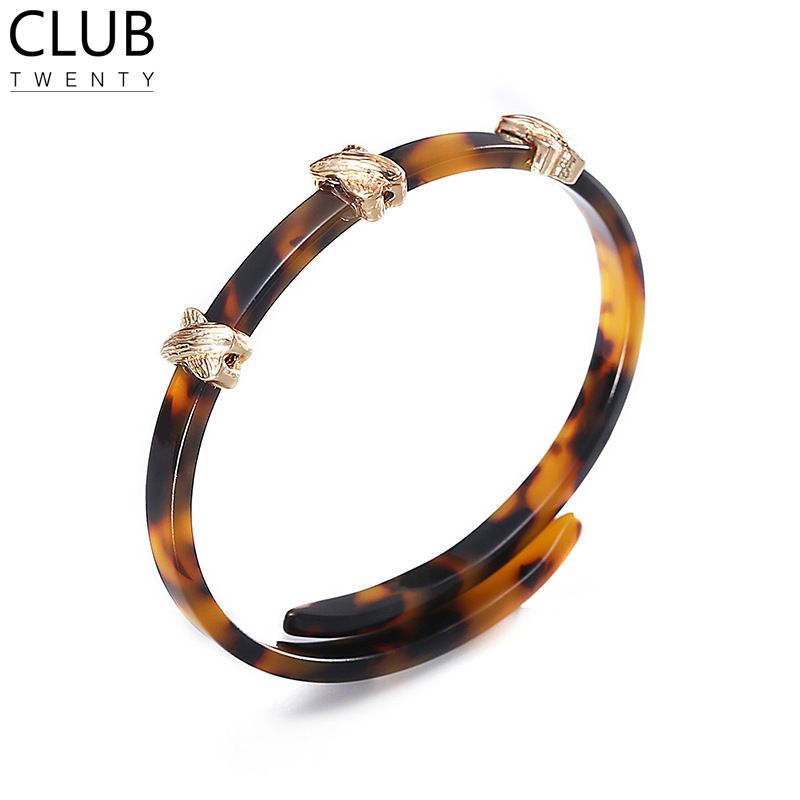 Designer new fashion acrylic bracelet amber personality fashion hand jewelry_ipsvogv.com