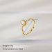 Women’s Jewelry Set Fashion Simple High End Light Luxury Temperament Women's Ring Stainless Steel Open Ring_ipsvogv.com