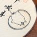 Little Waist Women's Star, Plain Circle, Double-layer Light Luxury, Niche Bracelet, Exquisite Jewelry_ipsvogv.com