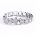 Men’s Jewelry Set Fashion Hip Hop Bracelet 13mm Square Diamond Round Diamond Cuban Chain Full Diamond Men's Trendy Bracelet_ipsvogv.com