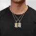 Hip Hop Vintage YS Person Pendant Necklace Full 5A Zircon Real Gold Plated Women Men Jewelry Gift_ipsvogv.com