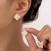 A Pair Of Enamel Lucky Clover Studs Delicate And Elegant Earrings For A PROM Party Lady's Accessory_ipsvogv.com
