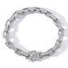 New High-End Men's Box Chain Micro-Paved Zircon Buckle Personality Trendy Hip-Hop Bracelet_ipsvogv.com