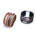 Men's Jewelry Fashionable Hollow Tree Of Life Embossed Letters Pearl Bracelets Buckle Jewelry_ipsvogv.com