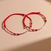 S Pure Silver Bamboo Knot Small Girl Artistic Versatile Design, Give Red Rope Bracelet Jewelry To Girlfriend And Friend_ipsvogv.com