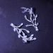Hot-selling Jewelry Disordered Branch-shaped earrings Trendy Double Buckle Micro-inlaid Zircon earrings earrings_ipsvogv.com