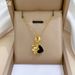 】 Love 【 Dog Claw Light Luxury Charm Gorgeous Full Diamond Necklace Women's Versatile Clavicle Titanium Steel Chain 【 】_ipsvogv.com