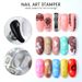 Nail Stamper Clear Silicone Head For France nail maincure with Cap Nail Art Stamping PlateTransparent Nail Stamper Templates_ipsvogv.com